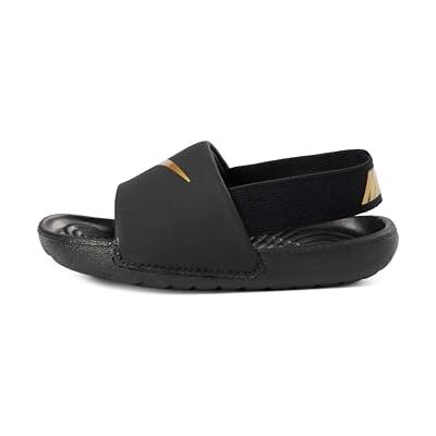 Nike Kawa Slide (TD) Sneaker, Negro/Metallic Gold, 25 EU - Publicité Nike Kawa Slide (TD) Sneaker, Negro/Metallic Gold, 25 EU - Publicité