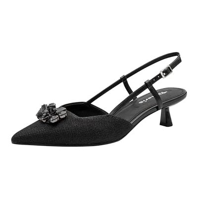 Tamaris Escarpin à bride arrière pour femme à talon aiguille noir 37 EU - Publicité Tamaris Escarpin à bride arrière pour femme à talon aiguille noir 37 EU - Publicité