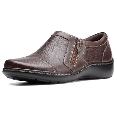 Clarks Femme Cora Giny Semelle de Mocassin, Cuir Lisse Marron foncé, 44 EU - Publicité Clarks Femme Cora Giny Semelle de Mocassin, Cuir Lisse Marron foncé, 44 EU - Publicité