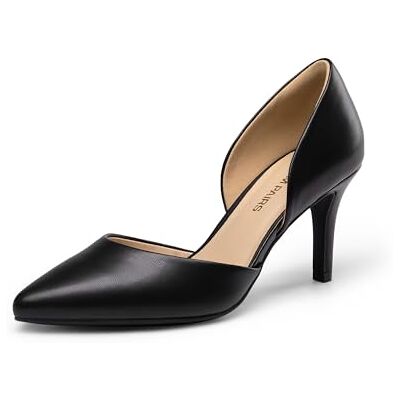 DREAM PAIRS Escarpins élégants à talons hauts et bout fermé pour femme Stiletto D'Orsay, Polyuréthane noir., 37 EU - Publicité DREAM PAIRS Escarpins élégants à talons hauts et bout fermé pour femme Stiletto D'Orsay, Polyuréthane noir., 37 EU - Publicité