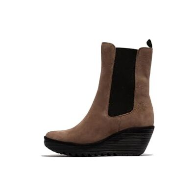 Fly London Femme YERF600FLY Fashion Boot, Taupe, 38 EU - Publicité Fly London Femme YERF600FLY Fashion Boot, Taupe, 38 EU - Publicité