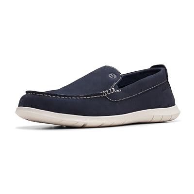 Clarks Homme Flexway Step Mocassin, Navy Velour, 42 EU - Publicité Clarks Homme Flexway Step Mocassin, Navy Velour, 42 EU - Publicité