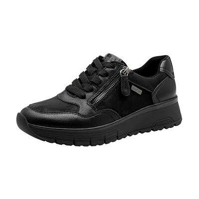 Jana Baskets Femme Plates à Lacets Vegan, Black Uni, 40 EU - Publicité Jana Baskets Femme Plates à Lacets Vegan, Black Uni, 40 EU - Publicité