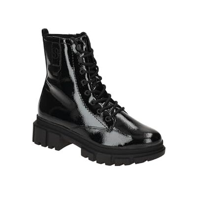s.Oliver Bottines Plates en Dentelle pour Femme , Imprimé Noir, 37 EU - Publicité s.Oliver Bottines Plates en Dentelle pour Femme , Imprimé Noir, 37 EU - Publicité