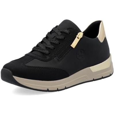 Rieker Damen Low-Top Sneaker 58923, Frauen Halbschuhe, Lose Einlage,Strassenschuhe,Freizeitschuhe,Turnschuhe,Laufschuhe,Schwarz (00),38 EU / 5 UK - Publicité Rieker Damen Low-Top Sneaker 58923, Frauen Halbschuhe, Lose Einlage,Strassenschuhe,Freizeitschuhe,Turnschuhe,Laufschuhe,Schwarz (00),38 EU / 5 UK - Publicité