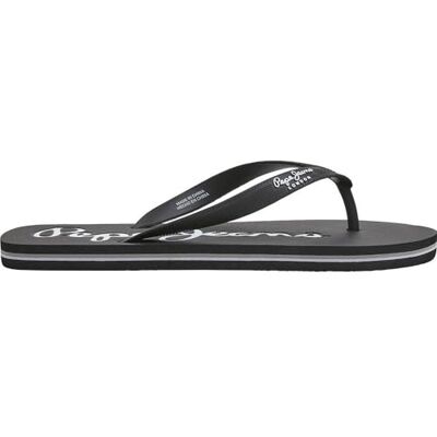 Pepe Jeans Tongs Bay Beach Basic Noir - Publicité Pepe Jeans Tongs Bay Beach Basic Noir - Publicité