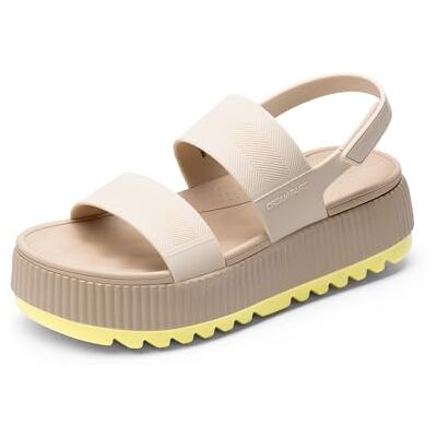 DREAM PAIRS Sandales Femme Plateforme Légères et Réglables, Semelle Compensée Confort avec Soutien de la Voûte Plantaire, Antidérapantes Chaussures Été Plage Voyage,Size 40.5,Sable - Publicité DREAM PAIRS Sandales Femme Plateforme Légères et Réglables, Semelle Compensée Confort avec Soutien de la Voûte Plantaire, Antidérapantes Chaussures Été Plage Voyage,Size 40.5,Sable - Publicité