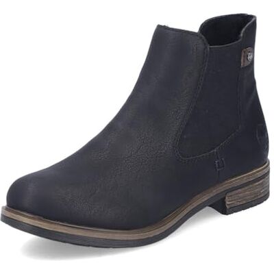 Rieker Bottines Chelsea 72254 pour femme, Noir 00., 43 EU - Publicité Rieker Bottines Chelsea 72254 pour femme, Noir 00., 43 EU - Publicité
