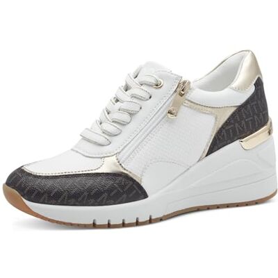 MARCO TOZZI Femme Damen Sneaker Basket, Blanc, 40 EU - Publicité MARCO TOZZI Femme Damen Sneaker Basket, Blanc, 40 EU - Publicité