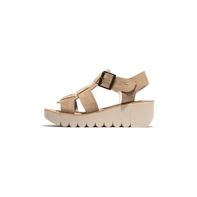 Fly London Femme Sandal, Taupe, 36 EU - Publicité Fly London Femme Sandal, Taupe, 36 EU - Publicité