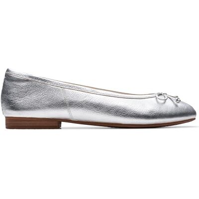 Clarks Femme Fawna Lily, Silver Leather, 40 EU - Publicité Clarks Femme Fawna Lily, Silver Leather, 40 EU - Publicité