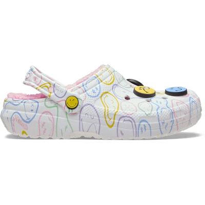 Crocs Smiley Classic Lined Clogs EU 41-42 - Publicité Crocs Smiley Classic Lined Clogs EU 41-42 - Publicité