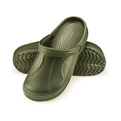 ESTRO Sabot Jardin Homme Clogs Chaussures Jardin Homme Mules Sabots de Jardinage Sabot Plastique (46, Vert) - Publicité ESTRO Sabot Jardin Homme Clogs Chaussures Jardin Homme Mules Sabots de Jardinage Sabot Plastique (46, Vert) - Publicité