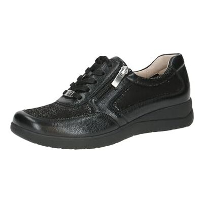 CAPRICE Confort Baskets Basses Femme à Fermeture éclair Coupe Basse, Noir (Black Comb), 37 EU - Publicité CAPRICE Confort Baskets Basses Femme à Fermeture éclair Coupe Basse, Noir (Black Comb), 37 EU - Publicité