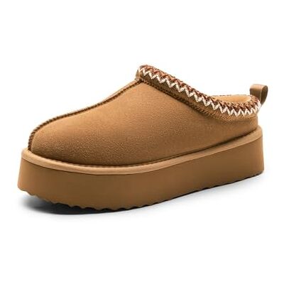 DREAM PAIRS Chaussons Femme à Enfiler avec Doublure Chaude en Fausse Fourrure, Pantoufles à Semelle Épaisse Confortables pour Intérieur et Extérieur,Size 41.5,Marron,SDSL2413W - Publicité DREAM PAIRS Chaussons Femme à Enfiler avec Doublure Chaude en Fausse Fourrure, Pantoufles à Semelle Épaisse Confortables pour Intérieur et Extérieur,Size 41.5,Marron,SDSL2413W - Publicité