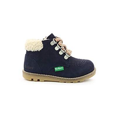 Kickers Nonohook, Bottillon Mixte, Marine, 30 - Publicité Kickers Nonohook, Bottillon Mixte, Marine, 30 - Publicité