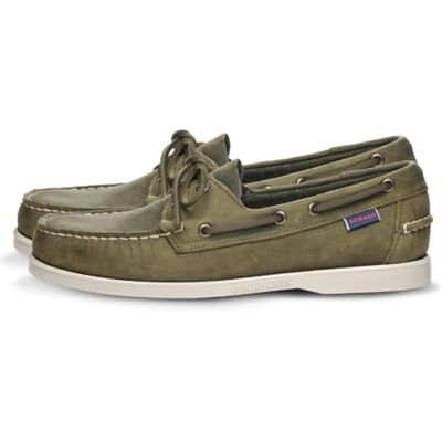 Sebago Docksides Portland Crazy H, Chaussures Bateau Homme, Vert (Green Military 909), 41.5 EU (7.5) - Publicité Sebago Docksides Portland Crazy H, Chaussures Bateau Homme, Vert (Green Military 909), 41.5 EU (7.5) - Publicité