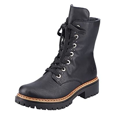 Rieker Bottines Chelsea noires pour femme, Noir, 37 EU - Publicité Rieker Bottines Chelsea noires pour femme, Noir, 37 EU - Publicité