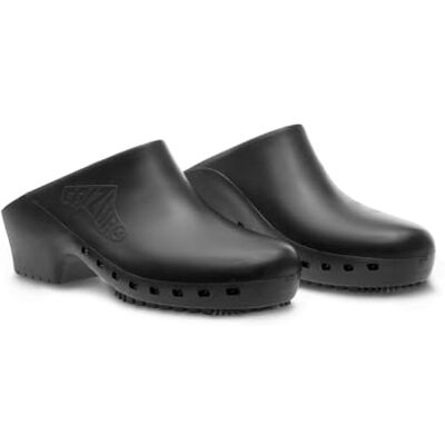 Calzuro – Chaussures sanitaires S classiques avec trous latéraux, qualité professionnelle CE 40-41 Noir - Publicité Calzuro – Chaussures sanitaires S classiques avec trous latéraux, qualité professionnelle CE 40-41 Noir - Publicité