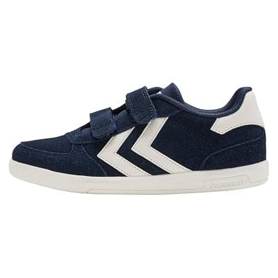 Hummel Baskets Victory Suede Unisexe pour bébé - Bleu Nuit, 20 EU - Publicité Hummel Baskets Victory Suede Unisexe pour bébé - Bleu Nuit, 20 EU - Publicité