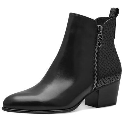 Tamaris Bottines tendance pour femme Noir/structure Taille 39 EU, Structure noire, 39 EU - Publicité Tamaris Bottines tendance pour femme Noir/structure Taille 39 EU, Structure noire, 39 EU - Publicité