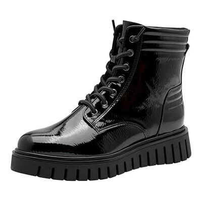 MARCO TOZZI Femme Mode-Stiefel Botte Tendance, Noir-Cuir Verni, 37 EU - Publicité MARCO TOZZI Femme Mode-Stiefel Botte Tendance, Noir-Cuir Verni, 37 EU - Publicité