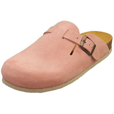 Plakton Mules Cuir Blogg Rose 40 EU Plat Léger Sabot Mules Chaussure Femme Confort Casual Formal Marcher Été - Publicité Plakton Mules Cuir Blogg Rose 40 EU Plat Léger Sabot Mules Chaussure Femme Confort Casual Formal Marcher Été - Publicité