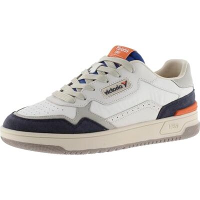 Victoria 1985 Baskets Unisexe C80 Cuir & Pièces Colorées & en Daim 8800124 pour Adulte Marino 39 - Publicité Victoria 1985 Baskets Unisexe C80 Cuir & Pièces Colorées & en Daim 8800124 pour Adulte Marino 39 - Publicité