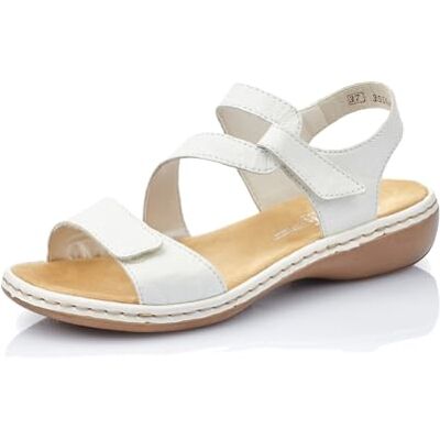 Rieker Sphere Womens Riptape Sandals 37 EU Blanc - Publicité Rieker Sphere Womens Riptape Sandals 37 EU Blanc - Publicité