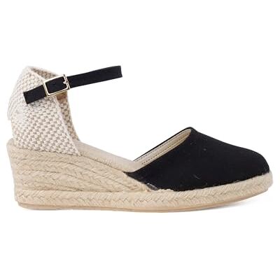 Pisamonas Espadrilles Femme Compensées À Boucle Taille 36 Couleur Noir - Publicité Pisamonas Espadrilles Femme Compensées À Boucle Taille 36 Couleur Noir - Publicité