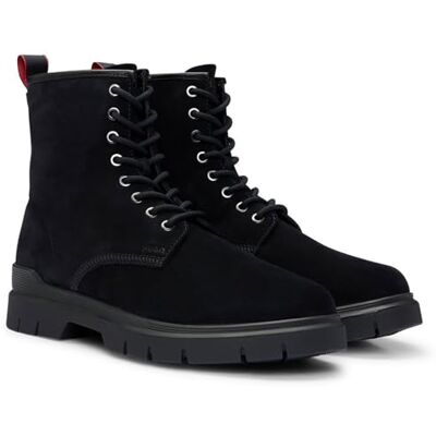 HUGO Homme Ryan_Halb_SD Demi-Boot, Black, 46 EU - Publicité HUGO Homme Ryan_Halb_SD Demi-Boot, Black, 46 EU - Publicité
