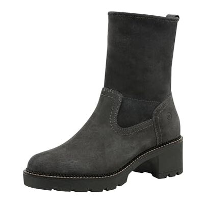 Tamaris Comfort bottines femme cuir à talon bloc, Anthracite, 39 EU - Publicité Tamaris Comfort bottines femme cuir à talon bloc, Anthracite, 39 EU - Publicité