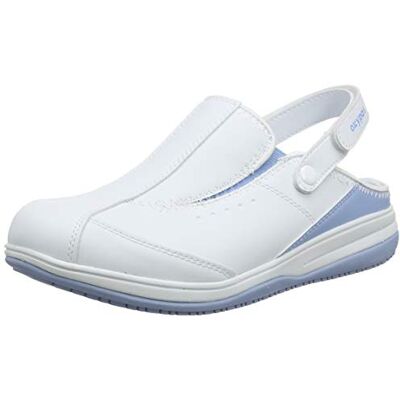 Oxypas Medilogic Iris Slip-resistant, Sabots de soins infirmiers antistatiques Blanc (lbl) 37 EU - Publicité Oxypas Medilogic Iris Slip-resistant, Sabots de soins infirmiers antistatiques Blanc (lbl) 37 EU - Publicité