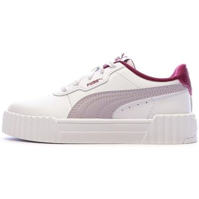 Puma Sneakers Carina 3.0 Enfant 35, White Lilac Crush Purple - Publicité Puma Sneakers Carina 3.0 Enfant 35, White Lilac Crush Purple - Publicité