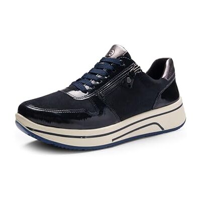 ARA Baskets Sapporo 3.0 pour Femme, Bleues, Graphite, Largeur 37 UE, Bleu Graphite, 37 EU Large - Publicité ARA Baskets Sapporo 3.0 pour Femme, Bleues, Graphite, Largeur 37 UE, Bleu Graphite, 37 EU Large - Publicité