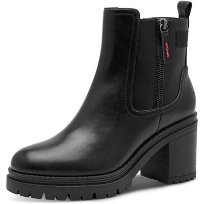 s.Oliver Bottines à talons pour femme , Noir, 42 EU - Publicité s.Oliver Bottines à talons pour femme , Noir, 42 EU - Publicité