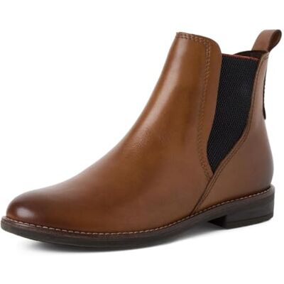 MARCO TOZZI Bottines Chelsea Plates en Cuir pour Femme, Muscat, 37 EU - Publicité MARCO TOZZI Bottines Chelsea Plates en Cuir pour Femme, Muscat, 37 EU - Publicité