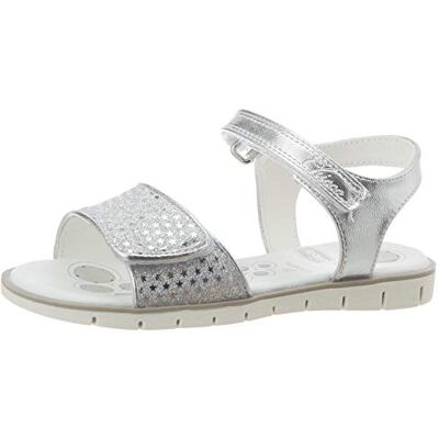 Chicco Sandalo Cassia, Sandales Bout ouvert fille, Argenté (Argento 020), 25 EU - Publicité Chicco Sandalo Cassia, Sandales Bout ouvert fille, Argenté (Argento 020), 25 EU - Publicité