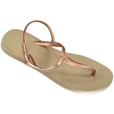 Havaianas Twist Sandale Plate, Gris Sable, 29/30 - Publicité Havaianas Twist Sandale Plate, Gris Sable, 29/30 - Publicité