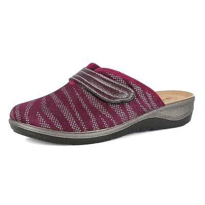 inblu Femme Pantofola Donna Con Disegno Astratto E Chiusura A Strappo, Plantare Imbottito in Ecopelle, Suola Leggera E Flessibile Chausson, Prune, 38 EU - Publicité inblu Femme Pantofola Donna Con Disegno Astratto E Chiusura A Strappo, Plantare Imbottito in Ecopelle, Suola Leggera E Flessibile Chausson, Prune, 38 EU - Publicité