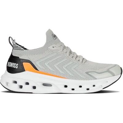K-Swiss Impulse Trainer Baskets pour Homme, Gris, Noir, Orange, Taille 43 UE, Gris, Noir, Orange, 43 EU - Publicité K-Swiss Impulse Trainer Baskets pour Homme, Gris, Noir, Orange, Taille 43 UE, Gris, Noir, Orange, 43 EU - Publicité