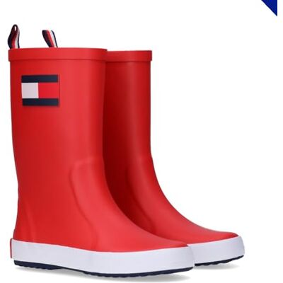 Tommy Hilfiger Bottes de pluie, Rudy, Rouge, 26 - Publicité Tommy Hilfiger Bottes de pluie, Rudy, Rouge, 26 - Publicité