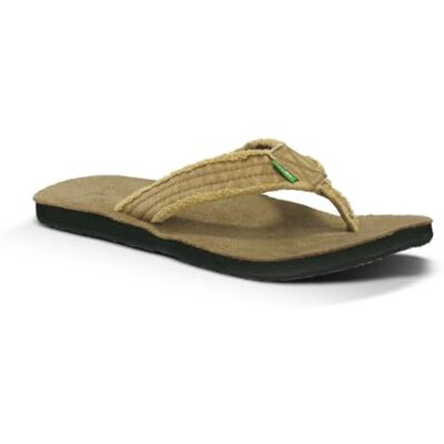 Sanuk Homme Fraid Not Tongs, Naturel, 38 EU - Publicité Sanuk Homme Fraid Not Tongs, Naturel, 38 EU - Publicité