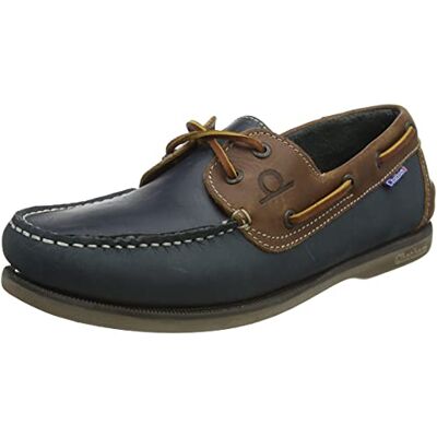 Chatham Homme Whitstable Chaussure Bateau, Marron Marine, 48 EU - Publicité Chatham Homme Whitstable Chaussure Bateau, Marron Marine, 48 EU - Publicité