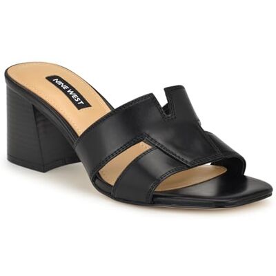 Nine West Femme Griselda Sandale à Talon, Noir 001, 43 EU - Publicité Nine West Femme Griselda Sandale à Talon, Noir 001, 43 EU - Publicité