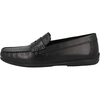 Geox Homme U Ascanio A Mocassins, Black, 45 EU - Publicité Geox Homme U Ascanio A Mocassins, Black, 45 EU - Publicité