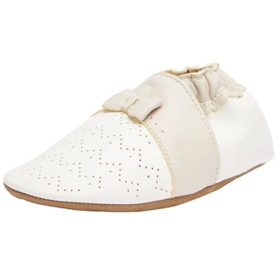 Robeez HAPPY MOOD,CHAUSSON LAYETTE BLANC BEIGE CLAIR, 21/22 EU - Publicité Robeez HAPPY MOOD,CHAUSSON LAYETTE BLANC BEIGE CLAIR, 21/22 EU - Publicité