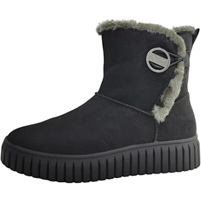 s.Oliver Femme Botte de Neige, Noir, 36 EU - Publicité s.Oliver Femme Botte de Neige, Noir, 36 EU - Publicité