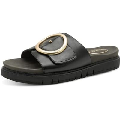 Tamaris Comfort Mules Femme Cuir élégantes, Black Nappa, 39 EU - Publicité Tamaris Comfort Mules Femme Cuir élégantes, Black Nappa, 39 EU - Publicité