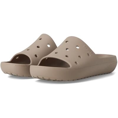 Crocs Unisexe Adulte Classic Slide v2 Sandales, Taupe, 43/44 EU - Publicité Crocs Unisexe Adulte Classic Slide v2 Sandales, Taupe, 43/44 EU - Publicité